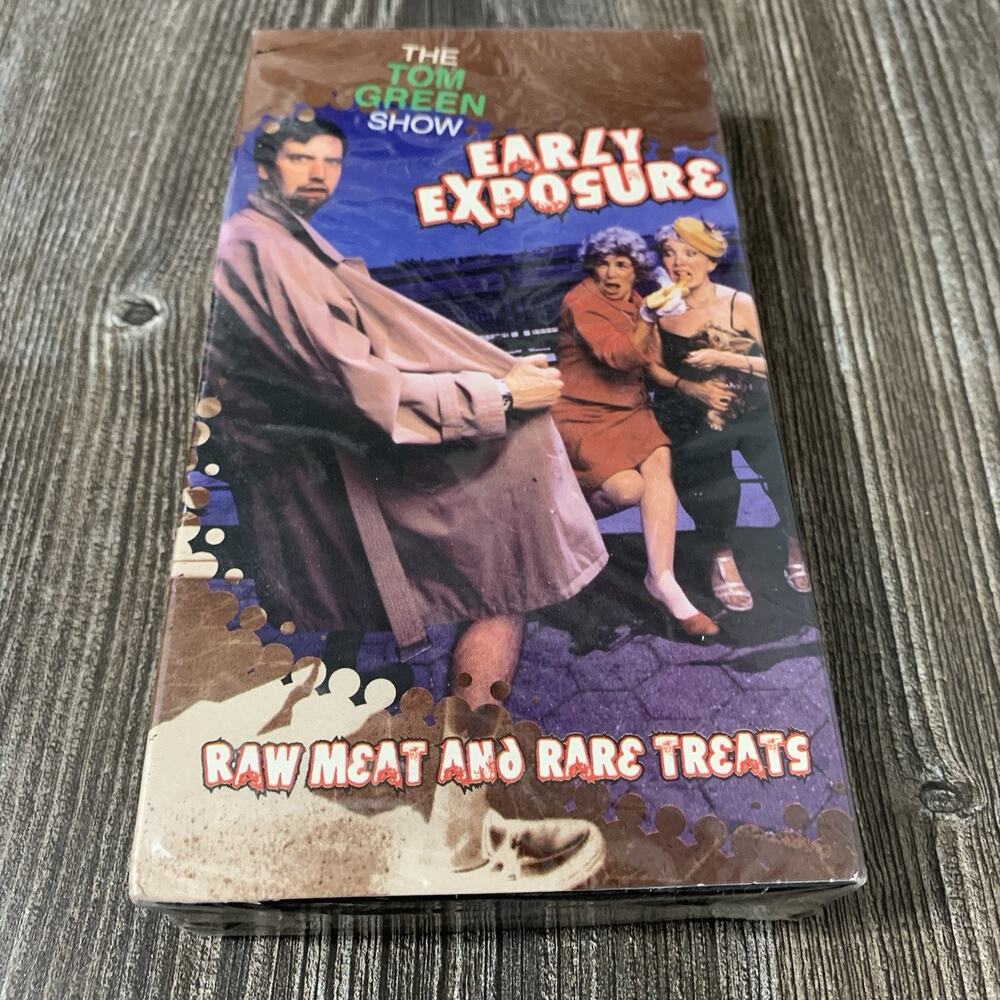 Tom Green Show - Early Exposures: Raw Meat & Rare Treats (VHS 2003) RARE‎ SEALED